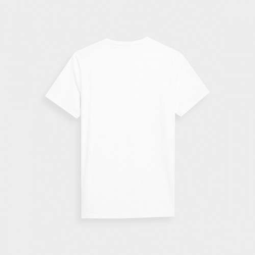 Koszulka Męska 4F 4FSS23TTSHM363 Biały