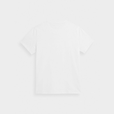 Koszulka Męska 4F 4FAW23TTSHM0950 Biały