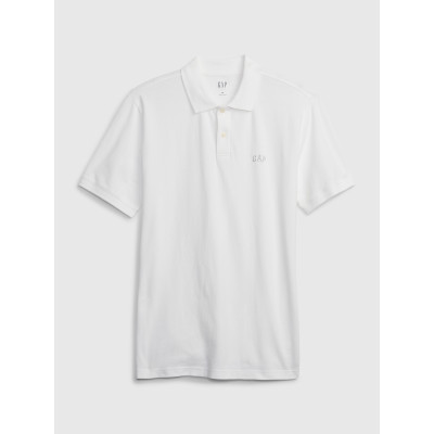 Koszulka Polo Męska Biała GAP 586306-05