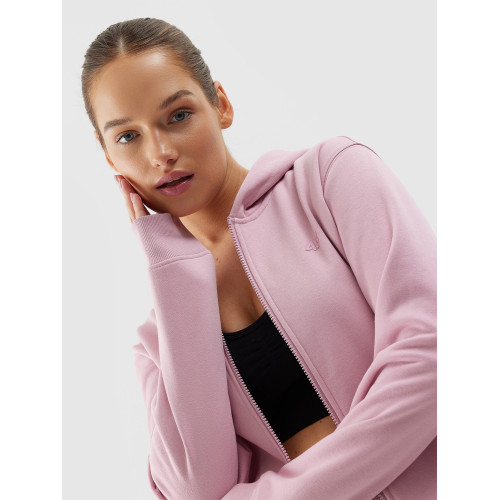 4F Bluza Damska Rozpinana różowa 4FWSS24TSWSF0956