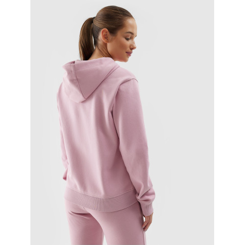 4F Bluza Damska Rozpinana różowa 4FWSS24TSWSF0956