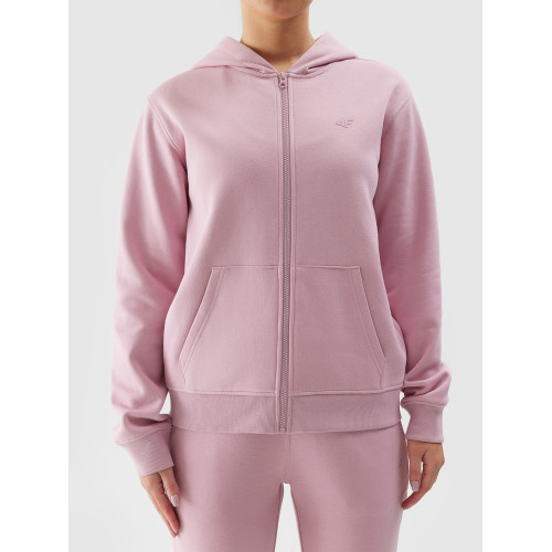 4F Bluza Damska Rozpinana różowa 4FWSS24TSWSF0956