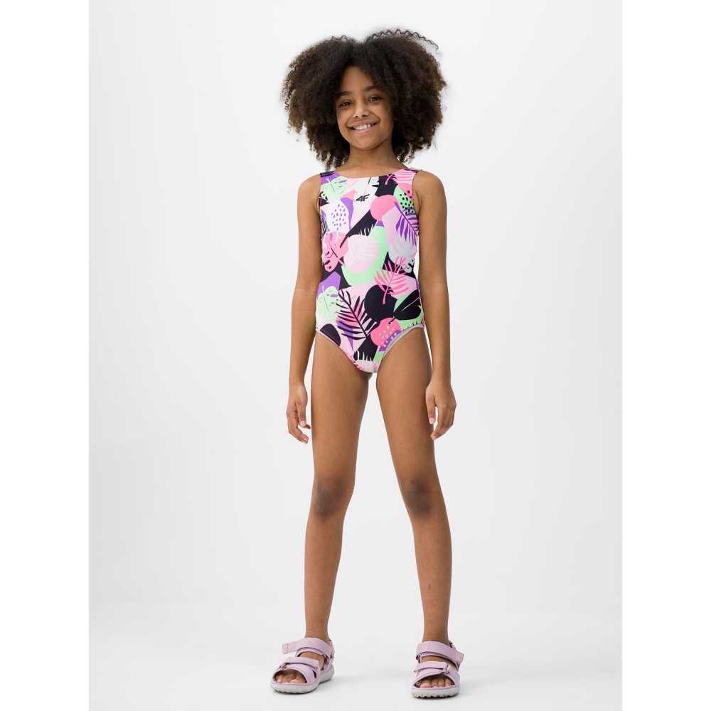 szybkoschnący kostium kąpielowy dziewczęcy 4f  4FJWSS24USWSF047