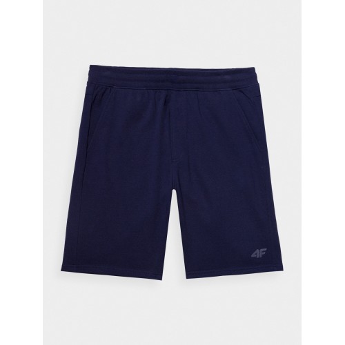 Spodenki Dresowe Męskie 4F Granatowe 4FWSS24TSHOM284
