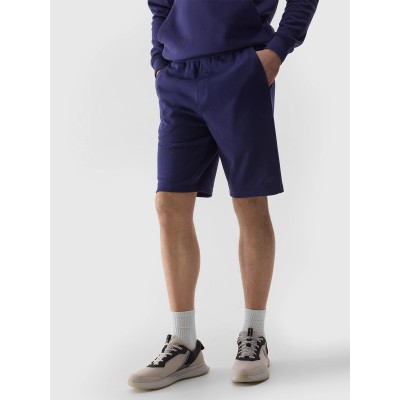 Spodenki Dresowe Męskie 4F Granatowe 4FWSS24TSHOM284