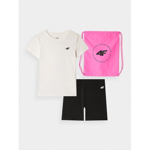 Strój na wf dla dziewczynki 4FJWAW24TAPSF020