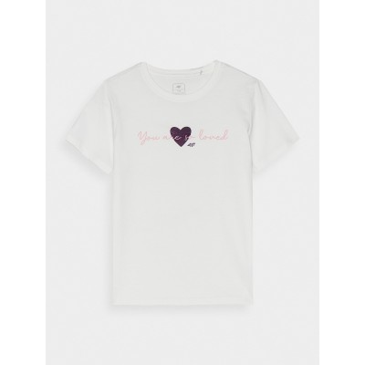 4F Koszulka Dziewczęca 4FJWAW24TTSHF1545 11s