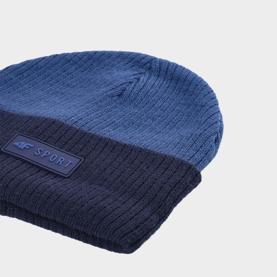 czapka zimowa chłopięca 4f  niebieska 4FJWAW24ACAPM427