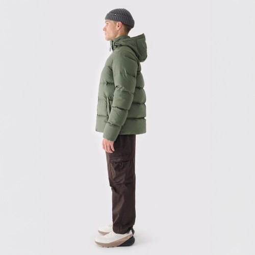 kurtka puchowa męska 4f zielona