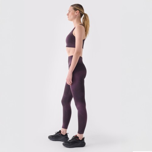 Legginsy Sportowe damskie 4f fioletowe