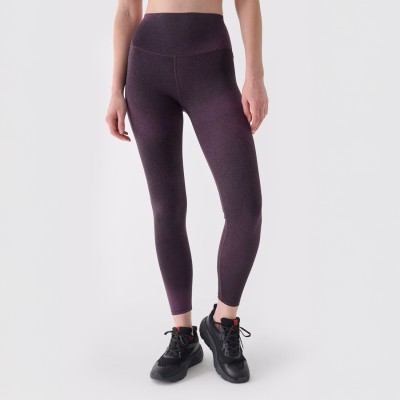 Legginsy Sportowe damskie 4f fioletowe