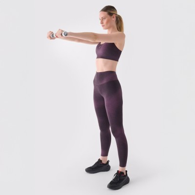 Legginsy Sportowe damskie 4f fioletowe
