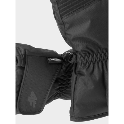 Rękawiczki narciarskie męskie Thinsulate w kolorze czarnym marki 4F