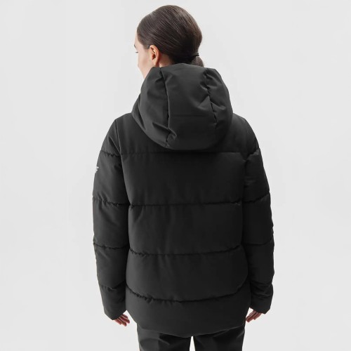 damska kurtka zimowa narciarska 4f czarna