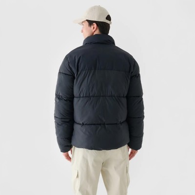 czarna kurtka puchowa męska 4f