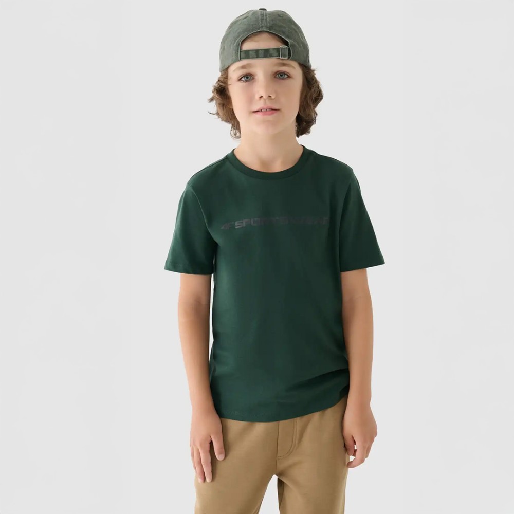 koszulka chłopięca z nadrukiem 4F