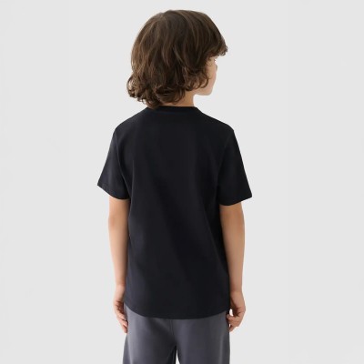 koszulka chłopięca 4f czarna