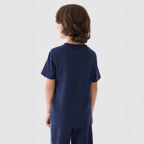 koszulka chłopięca 4f grantaowa z nadrukiem