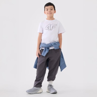 koszulka chłopięca 4f biała