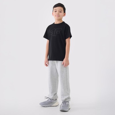 koszulka chłopięca czarna 4FJWMM00TTSHM2331