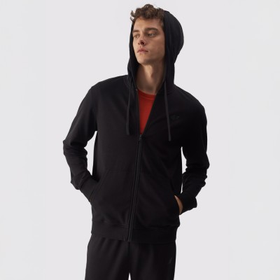 bluza 4f męska z kapturem czarna