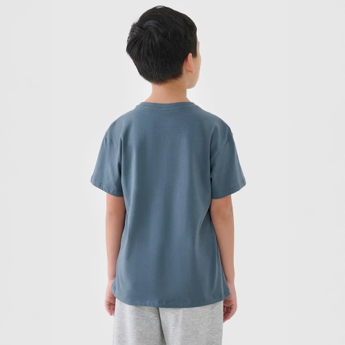 koszulka chłopięca z nadrukiem bawełniana 4F