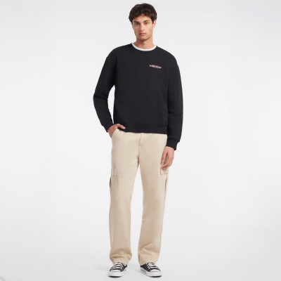 BLUZA MĘSKA GUESS BEZ KAPTURA CZARNA