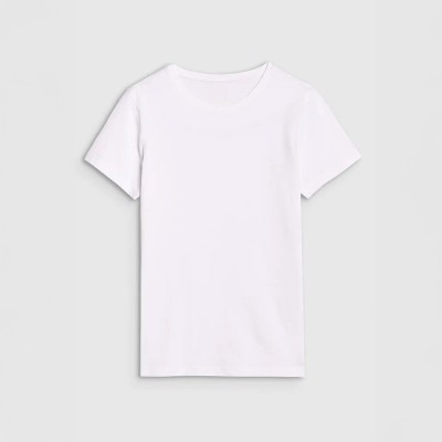 BIAŁY T-shirt damski slim – wygodny i stylowy na co dzień