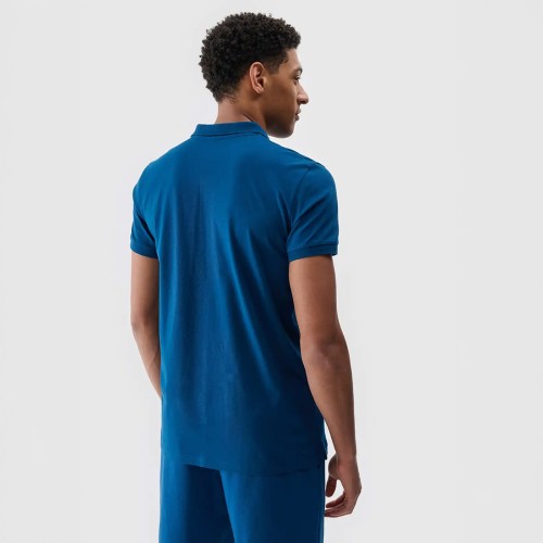 Turkusowa Koszulka polo męska 4F – elegancka i wygodna na każdą okazję