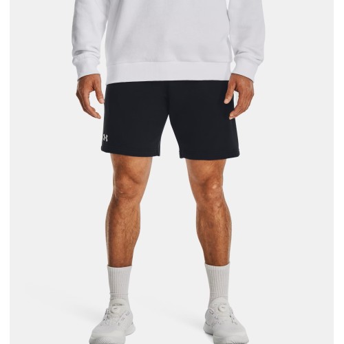 Czarne spodenki dresowe męskie Under Armour UA Rival Fleece Shorts – komfortowe, praktyczne i stylowe
