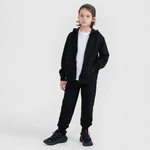 Bluza dresowa chłopięca 4F – wygodna, rozpinana z kapturem, idealna na chłodne dni i aktywności sportowe