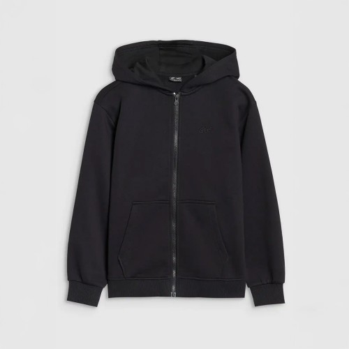 Bluza dresowa chłopięca 4F – wygodna, rozpinana z kapturem, idealna na chłodne dni i aktywności sportowe