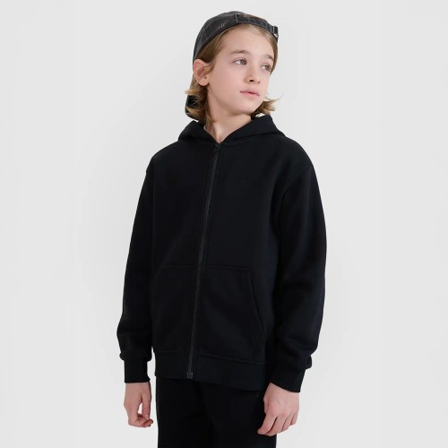 Bluza dresowa chłopięca 4F – wygodna, rozpinana z kapturem, idealna na chłodne dni i aktywności sportowe