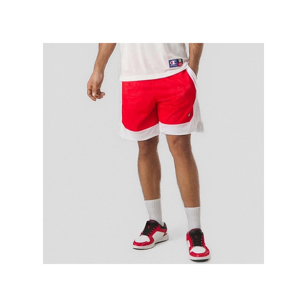 Spodenki koszykarskie Champion – lekkie, przewiewne spodenki sportowe z kieszeniami bocznymi i haftowanym logo.