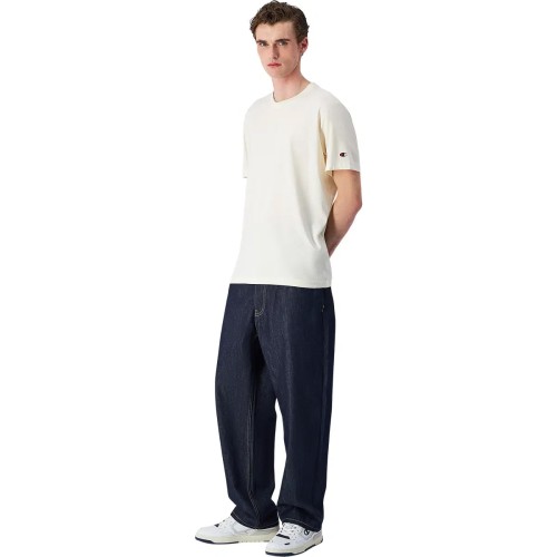 Koszulka męska Champion Standard Fit – bawełniany T-shirt z tonalnym haftowanym logo Champion.