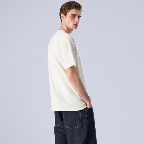 Koszulka męska Champion Standard Fit – bawełniany T-shirt z tonalnym haftowanym logo Champion.