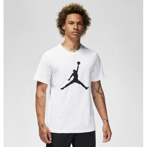 Biała Koszulka męska Jordan Jumpman CJ0921-011 – luźny fason, nadruk Jumpman, sportowy design w stylu koszykarskim.