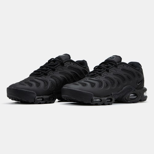 zarne męskie sneakersy Nike Air Max Plus Drift HF0785-001 z poduszką Air i falistymi detalami TPU.