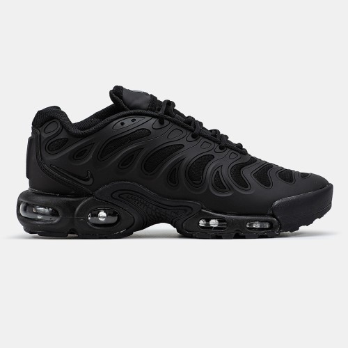 zarne męskie sneakersy Nike Air Max Plus Drift HF0785-001 z poduszką Air i falistymi detalami TPU.