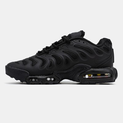 zarne męskie sneakersy Nike Air Max Plus Drift HF0785-001 z poduszką Air i falistymi detalami TPU.