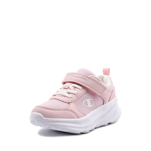 Buty dziewczęce Champion HRO G PS S33000 – czarne z niskim profilem, elastycznym sznurowaniem i rzepem.