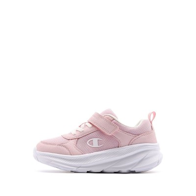 Buty dziewczęce Champion HRO G PS S33000 – czarne z niskim profilem, elastycznym sznurowaniem i rzepem.