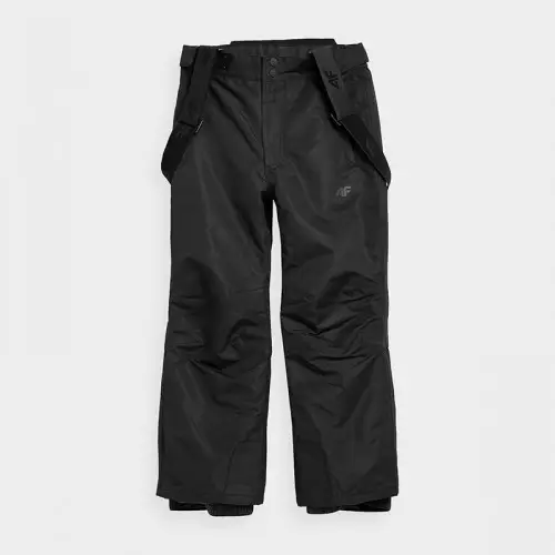 Spodnie Narciarskie Chłopięce 4F JSPMN001 HJZ21 Czarne