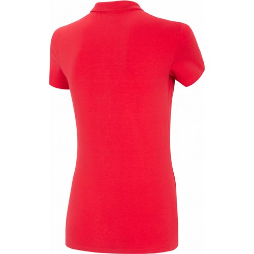 Koszulka T-shirt Polo Damski 4F TSD008 NOSH4 czerwona
