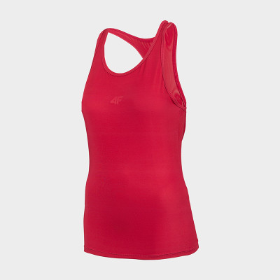 Koszulka Fitness Damska 4F TSDF020 H4L22 Czerwona